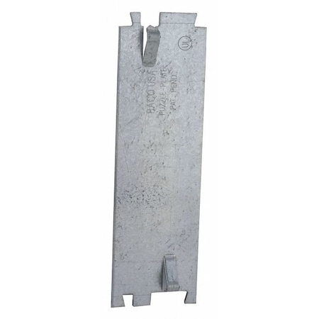 Raco Cable Protection Plate, Pre-Galvanized Steel, Partition Box Type 2713