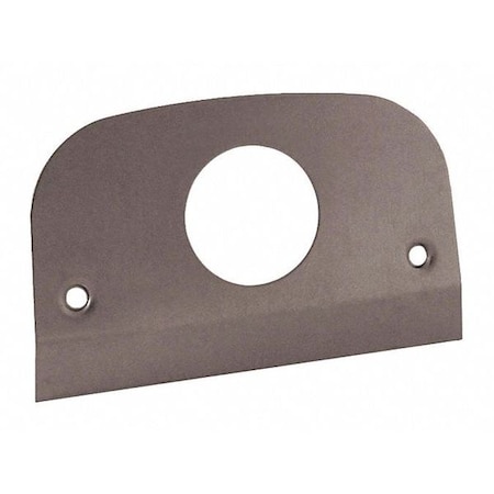 Raco Service Pedestal Single Receptacle Face Plate, Stainless Steel, Plates Box Type 6312