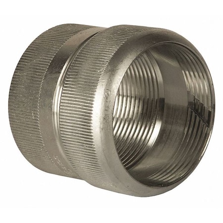 Raco Conduit Fitting Coupling, 2-1/2 in, Compression, zinc electro plated 1530RAC