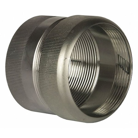 Raco Conduit Fitting Coupling, 3 in, Compression, zinc electro plated 1532RAC