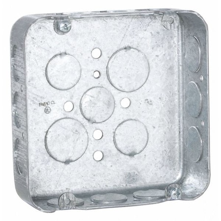Raco Electrical Box, 29.5 cu in, Wall Box Type, 2 Gangs, Steel, Square Shape 245