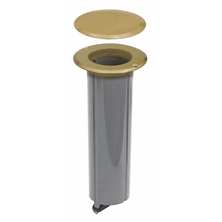 Raco Electrical Box, 16 cu in, Ceiling Box Type, 1 Gang, Brass, Round Shape 6RF151SR