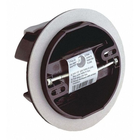Raco Electrical Box, 12.5 cu in, Ceiling Box Type, Noryl, Round Shape 7120VB