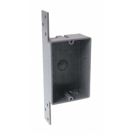 Raco Electrical Box, 8 cu in, Handy Box Type, 1 Gang, Rectangular Shape 7308RAC