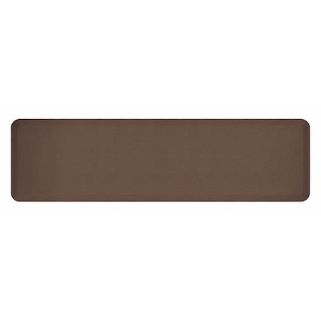 Newlife Eco-Pro By Gelpro Antifatigue Mat, 72" L x 20" W, Brush, Brown 104-01-2072-2