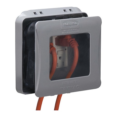 Taymac 2 -Gang Vertical Box Cover, , Polycarbonate ML2500G