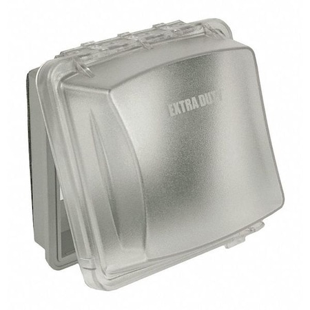 Taymac 2 -Gang Vertical Box Cover, , Polycarbonate MM2420C
