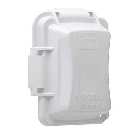 Raco Weatherproof Cover, Single Gang Box Type, 1 Gang, In-Use Cover Type MM420W