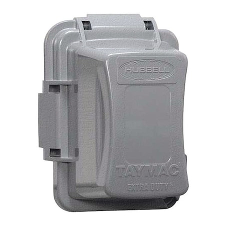 TAYMAC 1 -Gang Multi-directional While In Use Weatherproof Cover, 4.2" W, 5.92" H, Polycarbonate MM720G