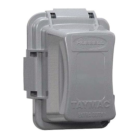 Taymac Box Cover, Outlet Box Type, 1 Gang, Polycarbonate, In-Use Cover Type MM720G