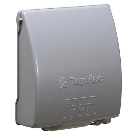 Taymac 2 -Gang Vertical Box Cover, , Aluminum MX7280S