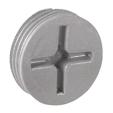 Taymac Closure Plug, 3/4" NPT, Gray, 4 pcs. CP475S