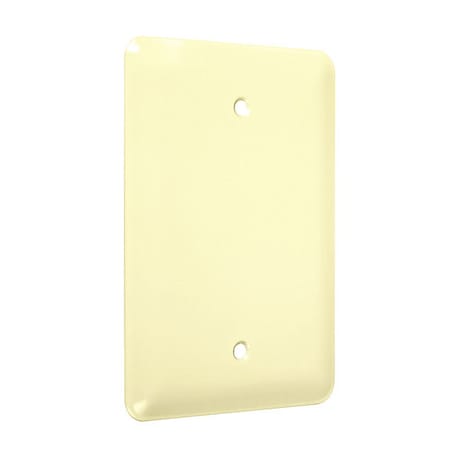 Taymac Blank Maxi Wall Plates, Number of Gangs: 1 Metal, Smooth Finish, Ivory WMI-B