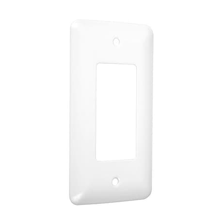 Taymac Decorator Princess Wall Plates, Number of Gangs: 1 Metal, Smooth Finish, White WRW-R