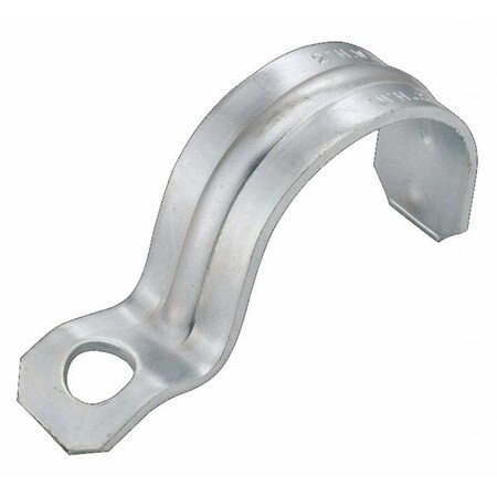 Raco One Hole Strap, Conduit; EMT Use, 3-1/2 in, Steel, Zinc Plated 1340