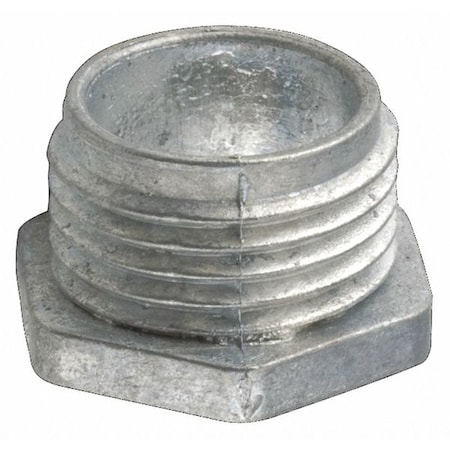Raco Conduit Fitting Nipple, 3 in, Die Cast Zinc 1672