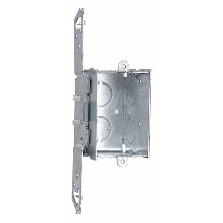 Raco Electrical Box, 12.5 cu in, Switch Box Type, Steel, Rectangular Shape 504
