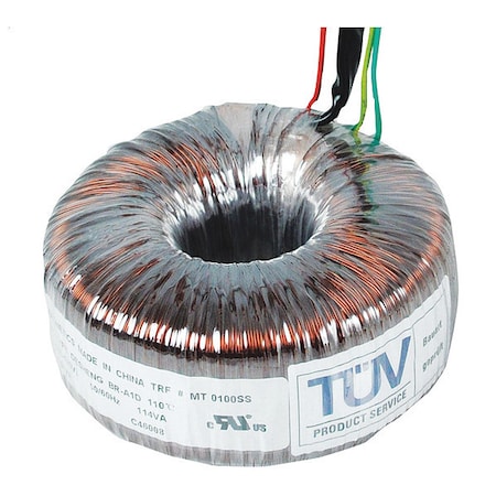 Acme Electric Isolation Transformer, 750VA, 120/240V, 100/120/220/240V AC MT0750DS