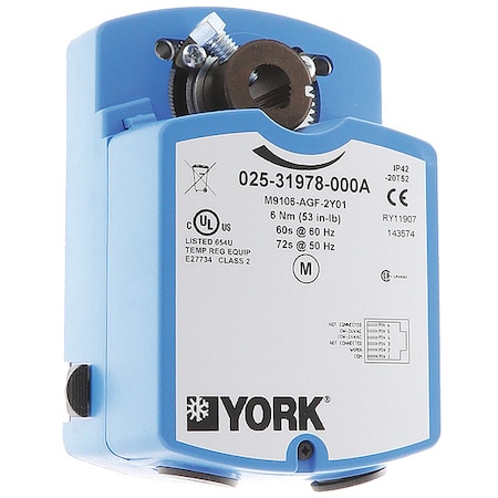 York Actuator Bypass and Zone Damper S1-025-31978-000