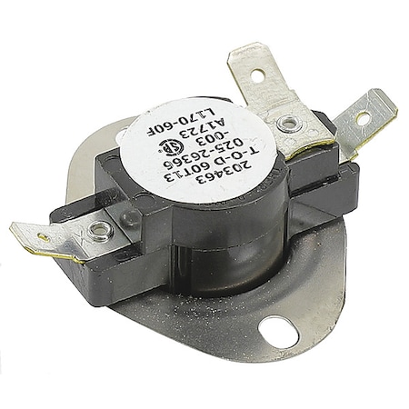 York Switch, 110 deg. to 170 deg. F, Auto Reset S1-025-26366-003