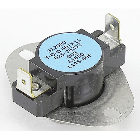 York Switch, SPST, Roll-Out, 145 deg./105 deg. F S1-025-26392-003