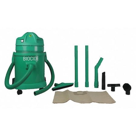 Atrix Critical Area Vacuum, 6 gal, HEPA, 118 cfm, 1 11/32 hp ATIBCV