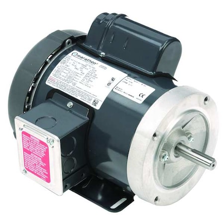 Leeson Motor, 3/4 HP, 1725 RPM, 115/208-230V, 56C 056C17F5955