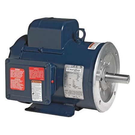 Marathon Pump Motor, 2 HP, 1740 RPM, 115/230V, 145TC 145TBFR5333