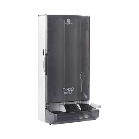 Smartstock Spoon Dispenser, Smoke, Capacity 80 SSSD80