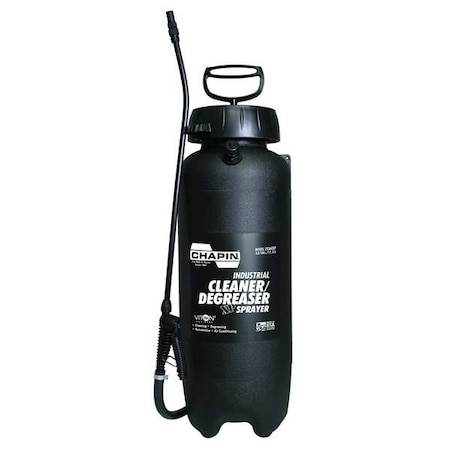 Chapin 3 gal Handheld Industrial Sprayer, Poly, 42 in L Hose, 18 in L Wand, Cone Nozzle Spray Pattern 22360XP