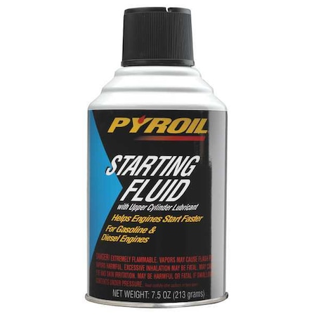 PYROIL Starting Fluid, 7.5 Oz. PYSFR7.5
