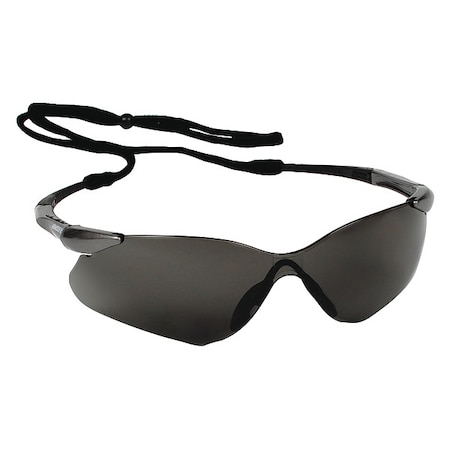 Kleenguard Nemesis VL, Safety Glasses, Anti-Scratch, Gray Lens, Gray Frame, Half-Frame 25704