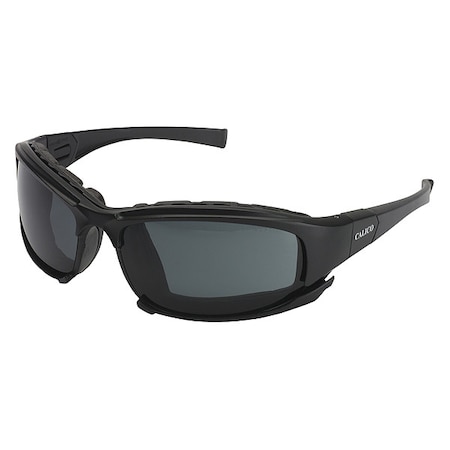Kleenguard V50 Calico, Safety Glasses, Anti-Fog & Anti-Scratch, Gray Lens, Black Frame, Full-Frame 25675