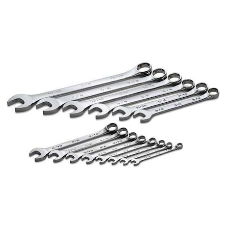 Sk Professional Tools Combo Wrench Set, Chrome, 1/4-15/16, 14 Pc 86124