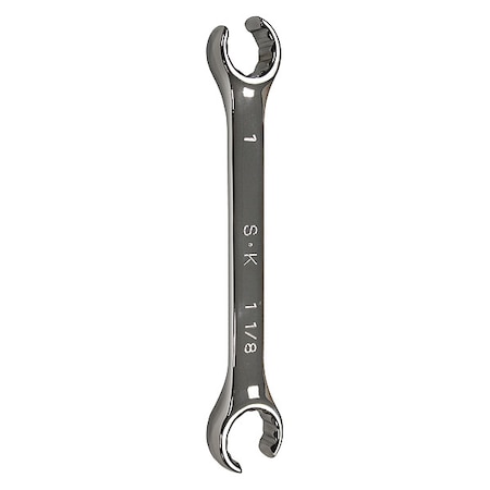 Sk Professional Tools Flare Nut Wrench, Head Size 1" x 1-1/8" F3236