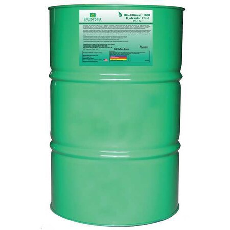 Renewable Lubricants 55 gal Drum, Hydraulic Oil, 32 ISO Viscosity, Not Specified SAE 81006