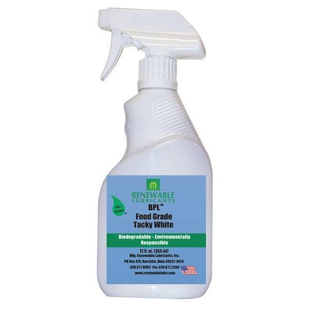 Renewable Lubricants Food Grade Chain & Cable Lubricant, 12 Oz 87071