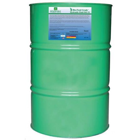 Renewable Lubricants 55 gal Drum, Hydraulic Oil, 32 ISO Viscosity, Not Specified SAE 87126