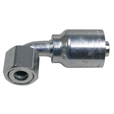 PARKER Hose Fitting, Female ORS, Elbow, Hose 3/8 1J943-6-6