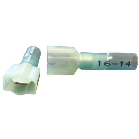Velvac Male Disconnect, Blue, 16-14AWG, PK10 37387