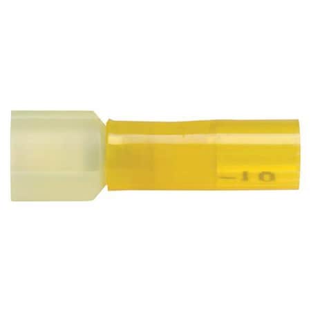 Velvac Male Disconnect, Yellow, 12-10AWG, PK10 37487