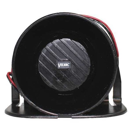 Velvac Back up Alarm, 112dB, Black, 3-63/64 In H 697112