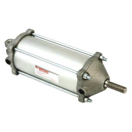 VELVAC Air Cylinder, 3 1/2 in Bore, 8 17/25 in Stroke, Double Acting 100132