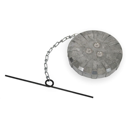 Velvac Fuel Cap, Nonvented, Nonlock, 8 In Thread 600168