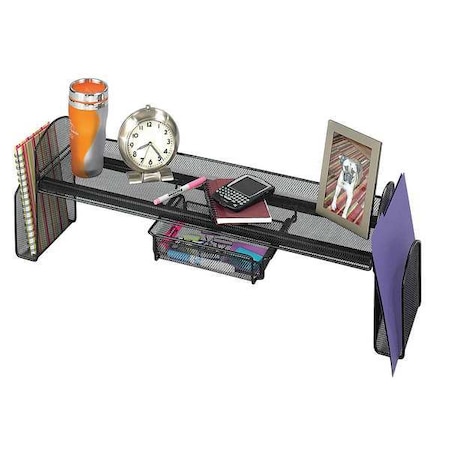 Safco Off-Surface Shelf, Black, 10" 3604BL