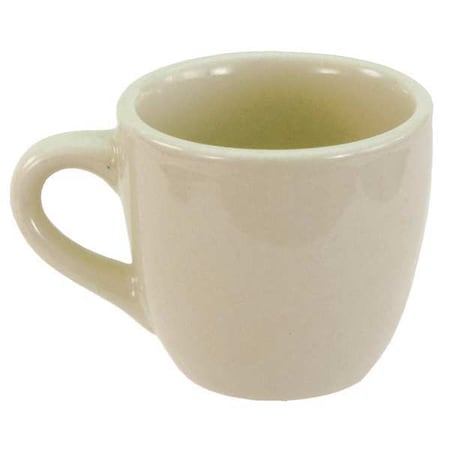 Crestware Bone White Dover Narrow Rim Cup 3-1/2 oz., Pk36 CM10