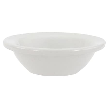 Crestware Fruit Bowl, 4 oz., Ceramic Bright White PK36 ALR31
