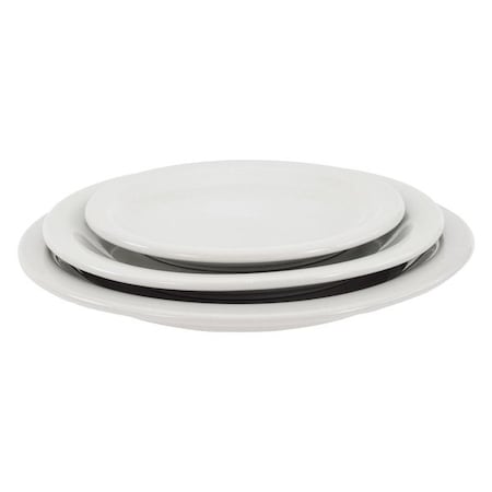 Crestware Plate, 5-1/2", Ceramic Bright White PK36 ALR41