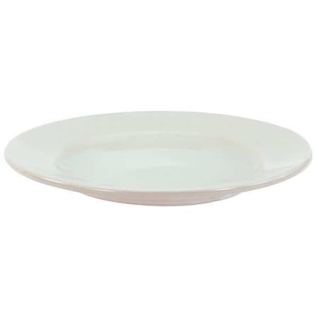 Crestware Plate, 7-1/4", Ceramic Bright White PK36 ALR43