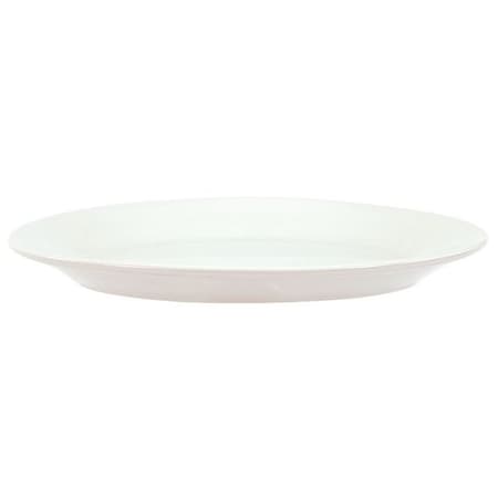Crestware Platter, 9-1/2 x 6-3/4 In., Alp Wht, PK24 ALR51